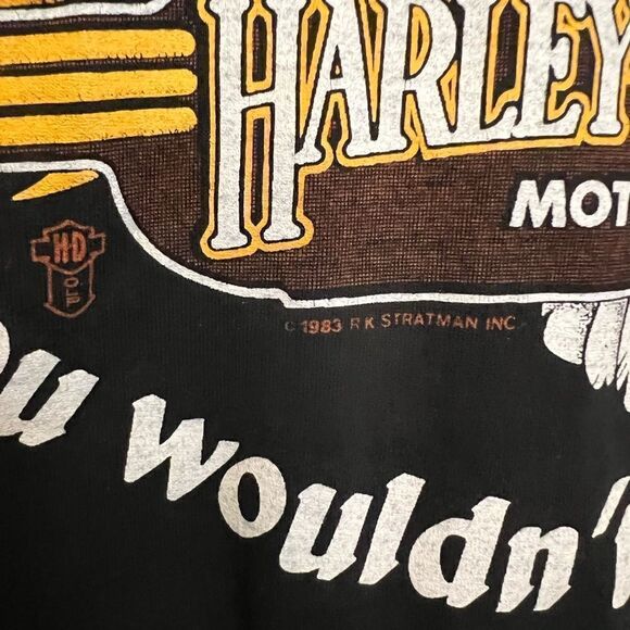 Vintage 80’s If I Have To Explain You Wouldn’t Understand Harley Davidson Tee. - Picture 3 of 10